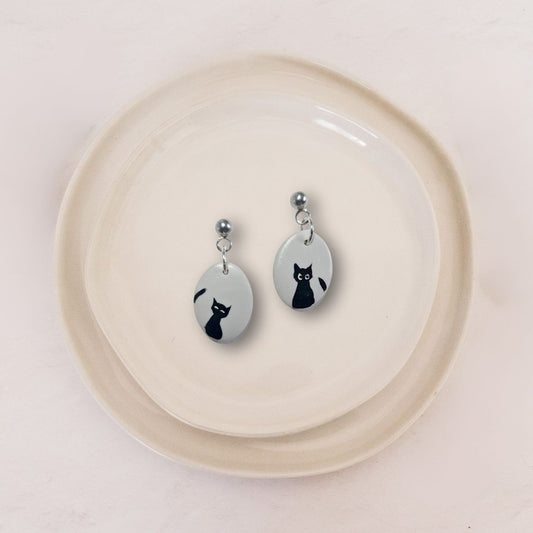 Olive branch earrings