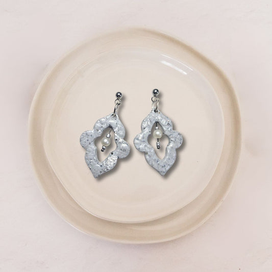 Olive branch earrings