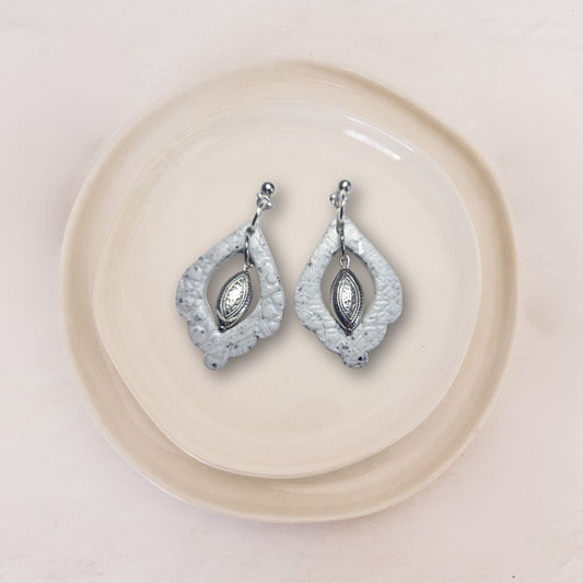 Olive branch earrings
