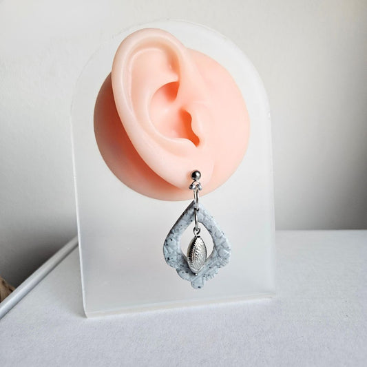 Olive branch earrings